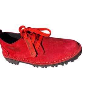 Red suede