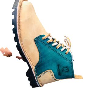 2 tone Beige & green