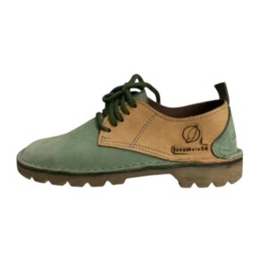 2 tone green & beige