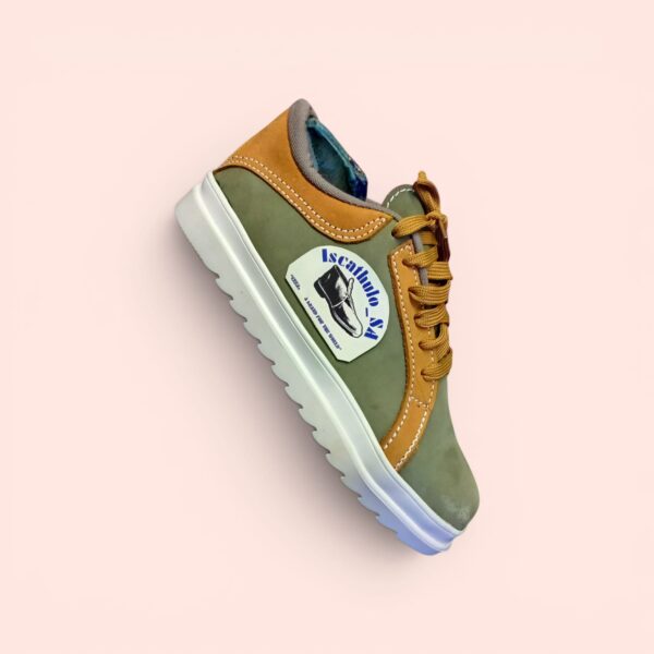 2 Tone Sneakers Green